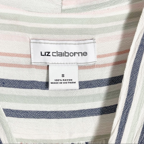 Women’s Liz Claiborne Wrap Around Blouse/Tank Top Size SM - Picture 5 of 6